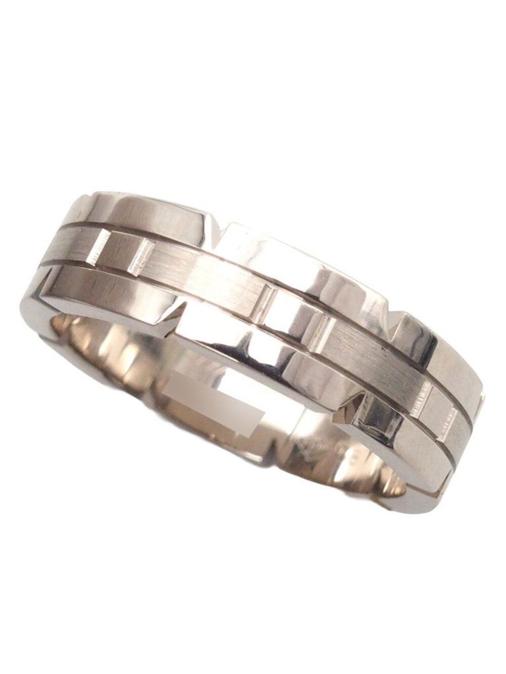 Cartier Tank Francaise Ring Small White Gold 18k